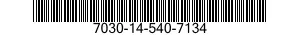 7030-14-540-7134 DISK PROGRAM,AUTOMATIC DATA PROCESSING 7030145407134 145407134