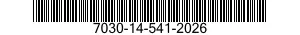 7030-14-541-2026 MAGNETIC BUBBLE MEMORY,PROGRAMMED 7030145412026 145412026