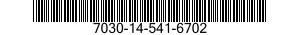 7030-14-541-6702 DISQUE PROGRAMME,TR 7030145416702 145416702