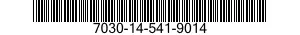 7030-14-541-9014 TAPE PROGRAM,AUTOMATIC DATA PROCESSING 7030145419014 145419014