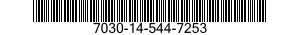 7030-14-544-7253 DISQUE PROGRAMME,TR 7030145447253 145447253