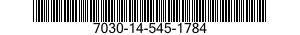 7030-14-545-1784 DISQUE PROGRAMME,TR 7030145451784 145451784