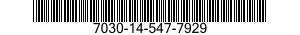 7030-14-547-7929 TAPE PROGRAM,AUTOMATIC DATA PROCESSING 7030145477929 145477929