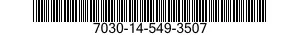 7030-14-549-3507 DISQUE PROGRAMME,TR 7030145493507 145493507