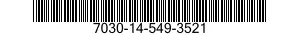 7030-14-549-3521 DISQUE PROGRAMME,TR 7030145493521 145493521