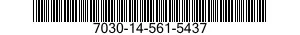 7030-14-561-5437 DISK PROGRAM,AUTOMATIC DATA PROCESSING 7030145615437 145615437