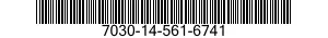 7030-14-561-6741 DISK PROGRAM,AUTOMATIC DATA PROCESSING 7030145616741 145616741