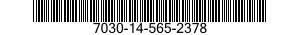 7030-14-565-2378 DISK PROGRAM,AUTOMATIC DATA PROCESSING 7030145652378 145652378