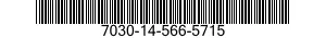 7030-14-566-5715 DISK PROGRAM,AUTOMATIC DATA PROCESSING 7030145665715 145665715