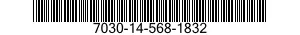 7030-14-568-1832 DISK PROGRAM,AUTOMATIC DATA PROCESSING 7030145681832 145681832