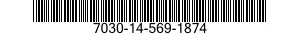 7030-14-569-1874 DISK PROGRAM,AUTOMATIC DATA PROCESSING 7030145691874 145691874