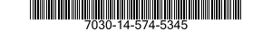 7030-14-574-5345 DISK PROGRAM,AUTOMATIC DATA PROCESSING 7030145745345 145745345