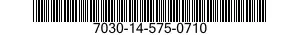 7030-14-575-0710 DISK PROGRAM,AUTOMATIC DATA PROCESSING 7030145750710 145750710