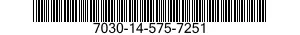 7030-14-575-7251 DISK PROGRAM,AUTOMATIC DATA PROCESSING 7030145757251 145757251