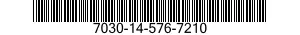 7030-14-576-7210 DISK PROGRAM,AUTOMATIC DATA PROCESSING 7030145767210 145767210