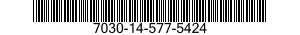 7030-14-577-5424 DISK PROGRAM,AUTOMATIC DATA PROCESSING 7030145775424 145775424