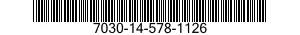 7030-14-578-1126 DISK PROGRAM,AUTOMATIC DATA PROCESSING 7030145781126 145781126