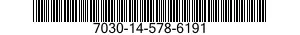 7030-14-578-6191 DISK PROGRAM,AUTOMATIC DATA PROCESSING 7030145786191 145786191