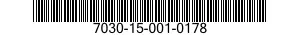 7030-15-001-0178 PROGRAMMA SU DISCO 7030150010178 150010178