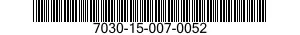 7030-15-007-0052 DISK PROGRAM,AUTOMATIC DATA PROCESSING 7030150070052 150070052
