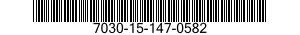 7030-15-147-0582 TAPE PROGRAM,AUTOMATIC DATA PROCESSING 7030151470582 151470582