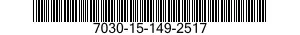 7030-15-149-2517 DISK PROGRAM, AUTOM 7030151492517 151492517