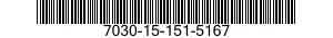 7030-15-151-5167 DISK PROGRAM, AUTOM 7030151515167 151515167