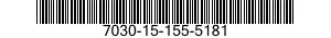 7030-15-155-5181 DISK PROGRAM, AUTOM 7030151555181 151555181
