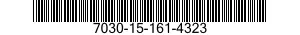7030-15-161-4323 SOFTWARE ISI MOD.CD 7030151614323 151614323