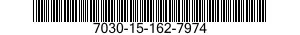 7030-15-162-7974 DISK PROGRAM, AUTOM 7030151627974 151627974