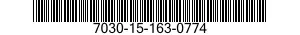 7030-15-163-0774 DISK PROGRAM, AUTOM 7030151630774 151630774