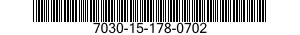 7030-15-178-0702 DISK PROGRAM, AUTOM 7030151780702 151780702