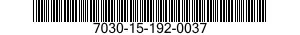 7030-15-192-0037 SOFTWARE SRD 7030151920037 151920037