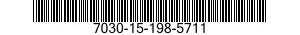 7030-15-198-5711 DISK PROGRAM, AUTOM 7030151985711 151985711