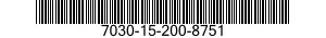 7030-15-200-8751 DISK PROGRAM, AUTOM 7030152008751 152008751