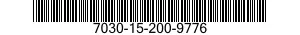 7030-15-200-9776 DISK PROGRAM, AUTOM 7030152009776 152009776