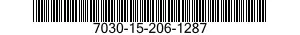 7030-15-206-1287 PROGRAMMA SU DISCO 7030152061287 152061287