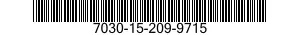 7030-15-209-9715 SQL SERVER 2000 CAL 7030152099715 152099715