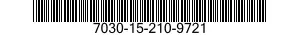 7030-15-210-9721 SOFTWARE OFFICE 200 7030152109721 152109721