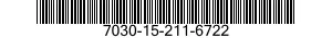 7030-15-211-6722 SOFTWARE MICROSOFT 7030152116722 152116722