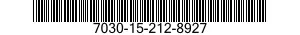 7030-15-212-8927 SOFTWARE 7030152128927 152128927