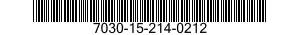 7030-15-214-0212 SOFTWARE WINGATE PR 7030152140212 152140212