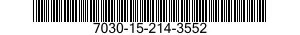7030-15-214-3552 PACCHETTO SOFTWARE 7030152143552 152143552