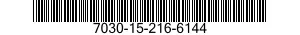 7030-15-216-6144 SOFTWARE 7030152166144 152166144
