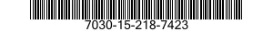 7030-15-218-7423 SOFTWARE 7030152187423 152187423