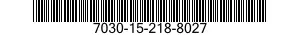 7030-15-218-8027 SOFTWARE CON LICENZ 7030152188027 152188027