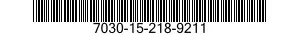 7030-15-218-9211 SOFTWARE AECND 7030152189211 152189211