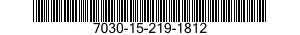 7030-15-219-1812 SOFTWARE SYMANTEC 7030152191812 152191812