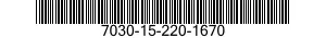 7030-15-220-1670 SOFTWARE WINDOWS NT 7030152201670 152201670