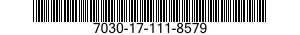7030-17-111-8579 SOFTWARE KIT 7030171118579 171118579